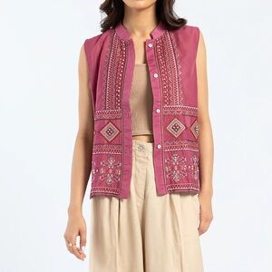 embroidered kurti vest from ETHNC (made in Pakistan)